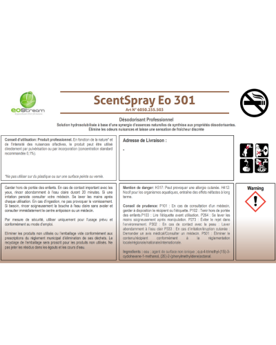 ScentSpray EO 301 - Anti tobacco - Canister 30L